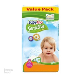پوشک بچه بیبی لینو (Babylino) سایز پنج 44 عددی