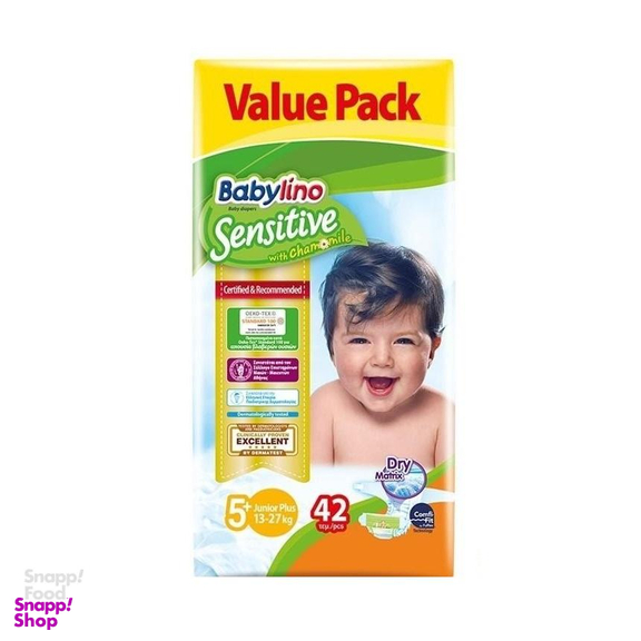 پوشک بچه بیبی لینو (Babylino) سایز 5+ 42 عددی