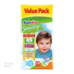 پوشک بچه بیبی لینو (Babylino) سایز هفت 38 عددی