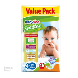 پوشک بچه بیبی لینو (Babylino) سایز 4+ 46 عددی