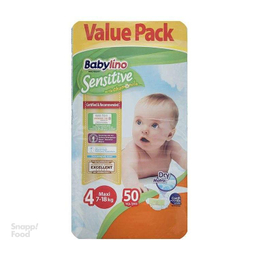 پوشک بچه بیبی لینو (Babylino) سایز چهار 50 عددی