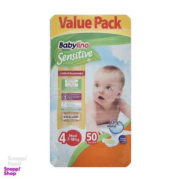 پوشک بچه بیبی لینو (Babylino) سایز چهار 50 عددی