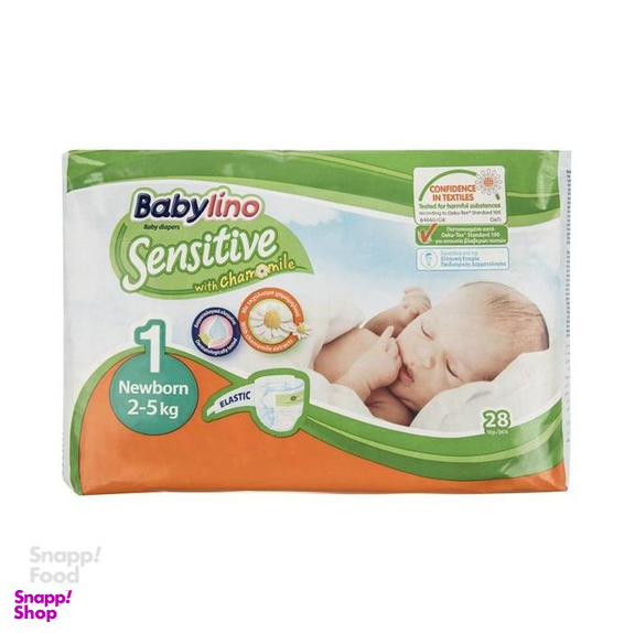 پوشک بچه بیبی لینو (Babylino) سایز یک 28 عددی