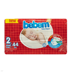 پوشک کودک ببم (Bebem) مدل New سایز 2 بسته 44 عددی