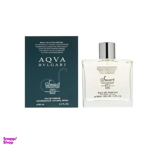 ادوپرفیوم مردانه اسمارت کالکشن (Smart Collection) مدل آکوا بولگاری حجم 100 میلی‌ لیتر