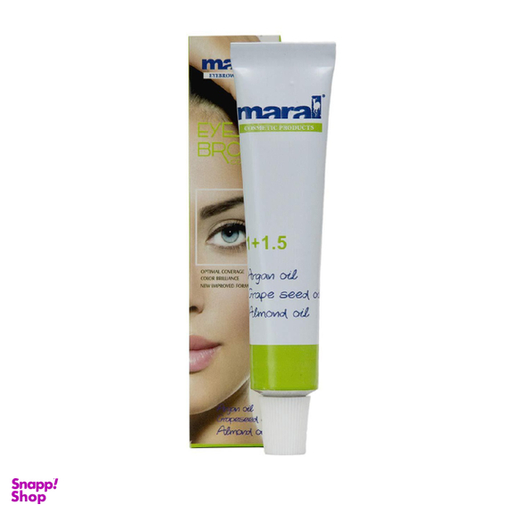 رنگ ابرو مارال (Maral) شماره 5 حجم 15 میلی‌ لیتر رنگ قهوه‌ای روشن