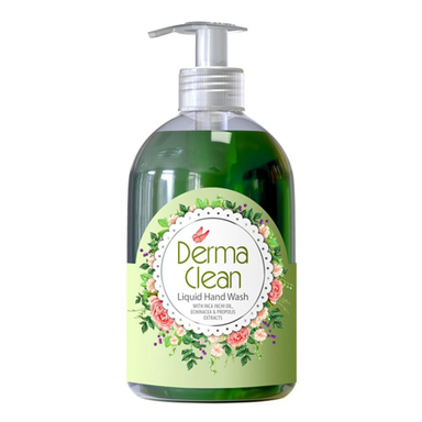 درماکلین مایع دستشویی درماکلین (Derma Clean)‌ حاوی روغن اینکا ایچی و عصاره اکیناسه و پروپولیس حجم 500 میلی لیتر