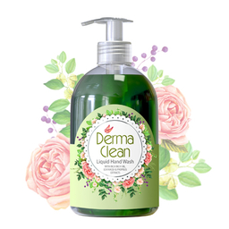 درماکلین مایع دستشویی درماکلین (Derma Clean)‌ حاوی روغن اینکا ایچی و عصاره اکیناسه و پروپولیس حجم 500 میلی لیتر