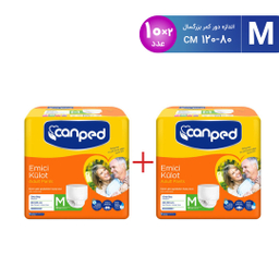 پوشک شورتی بزرگسال جان پد (Can ped) مدل Emici سایز مدیوم مجموعه 2 عددی