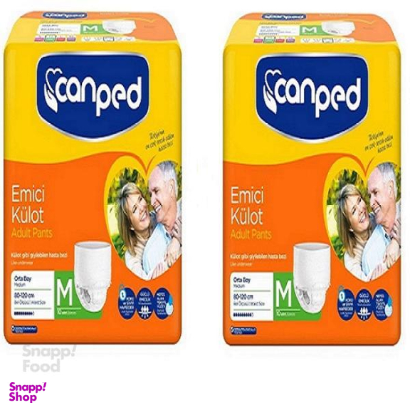 پوشک شورتی بزرگسال جان پد (Can ped) مدل Emici سایز مدیوم مجموعه 2 عددی