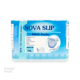 پوشک شورتی بزرگسال نوا اسلیپ (Nova slip) مدل 001 سایز M بسته 14 عددی