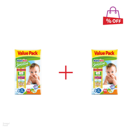 پوشک بچه بیبی لینو (Babylino) سایز 4+ 46 عددی مجموعه 2 عددی
