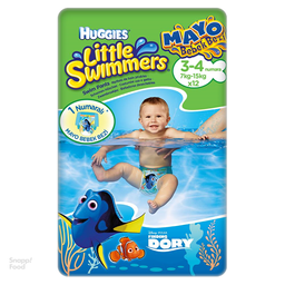 پوشک استخری هاگیز (Huggies) سایز 3 و 4 بسته 12 عددی