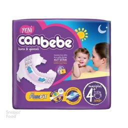 پوشک بچه جان ب ب (Canbebe) سایز +4 34 عددی