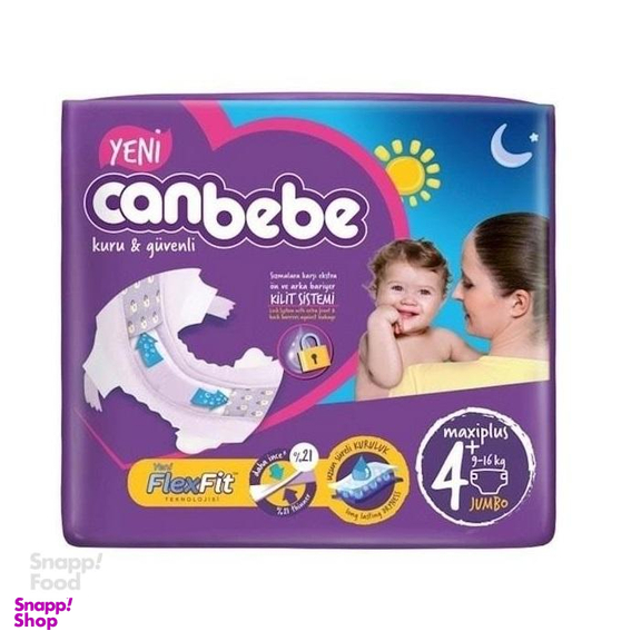 پوشک بچه جان ب ب (Canbebe) سایز +4 34 عددی