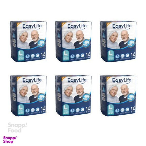 پوشینه ایزی لایف (Easy Life) مدل 03 سایز Large مجموعه 6 عددی