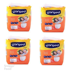 پوشینه جان پد (Canped) مدل Emici سایز Large مجموعه 4 عددی