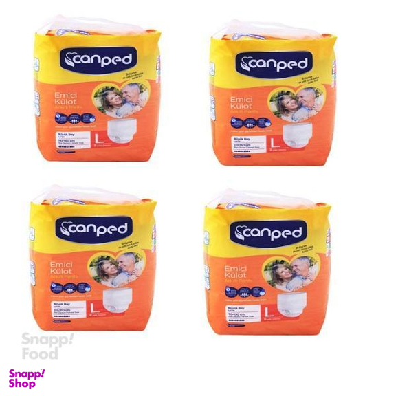 پوشینه جان پد (Canped) مدل Emici سایز Large مجموعه 4 عددی