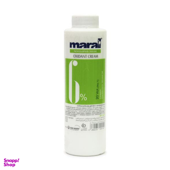 اکسیدان مارال (Maral) مدل 20vol شش درصد حجم 150 میلی‌ لیتر بسته 2 عددی