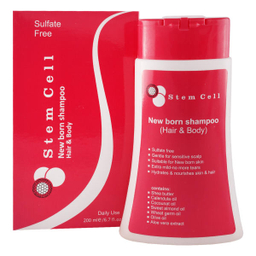 شامپو سر و بدن نوزاد استم سل (Stem Cell) مدل New Born 02 حجم 200 میلی‌ لیتر