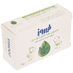 صابون کودک فیروز (Firooz) مدل آلویه ورا وزن 75 گرم