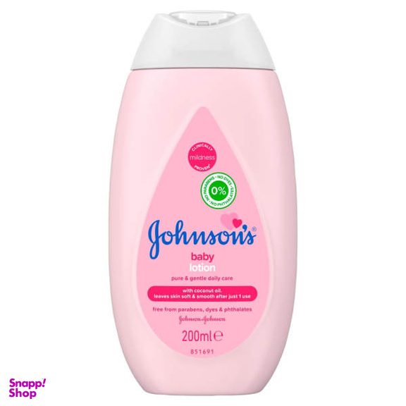 لوسیون بدن کودک جانسون (Johnson) مدل Baby حجم 200 میلی لیتر