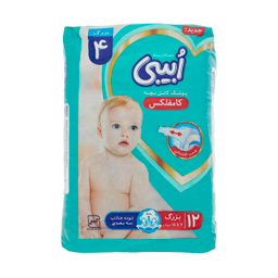 پوشک کودک او بیبی (O-Baby) سایز بزرگ بسته 12 عددی