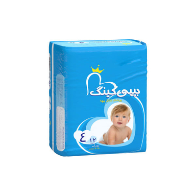 پوشک بیبی کینگ (Baby King) سایز 4 بسته 12 عددی