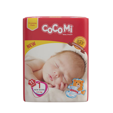 پوشک کوکومی (Cocomi) سایز 1 بسته 11 عددی