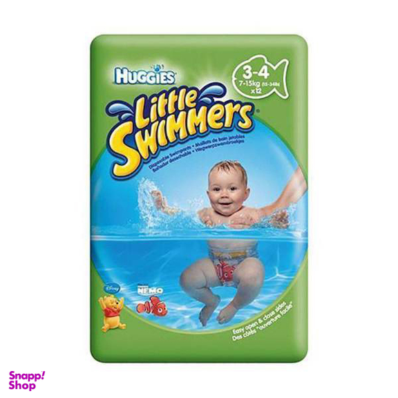 پوشک استخری هاگیز (Huggies) مدل Swimmer سایز 3 بسته 12 عددی