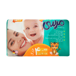 پوشک بچه مرسی (Merci) سایز 4 بسته 36 عددی به همراه دستمال مرطوب