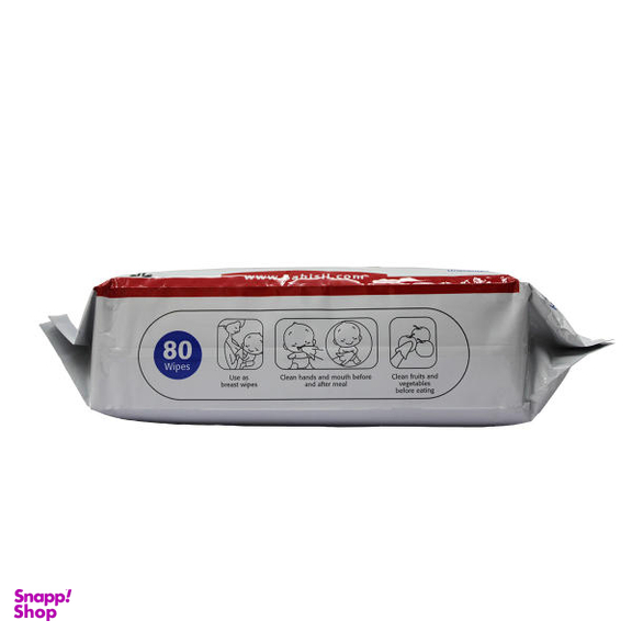 دستمال مرطوب کودک بی بی سیل بسته 80 عددی