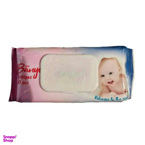 دستمال مرطوب کودک بانیو مدل Sensitive بسته 60 عددی