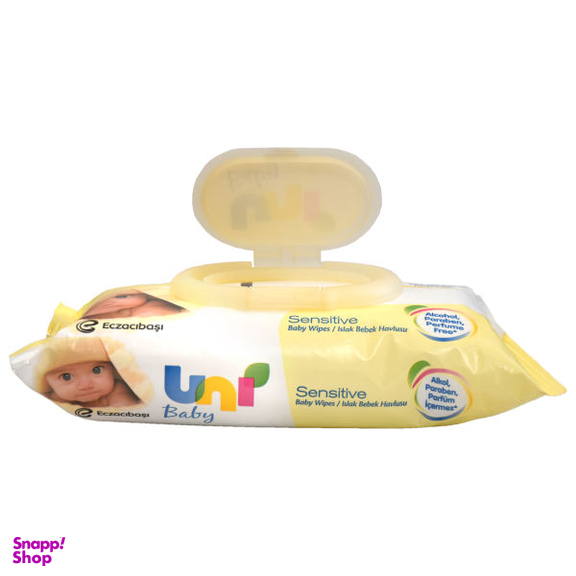 دستمال مرطوب کودک یونی بیبی (Uni Baby) مدل U529 بسته 56 عددی
