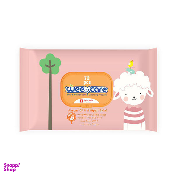 دستمال مرطوب کودک وی کر (Wee Care) کد 0304