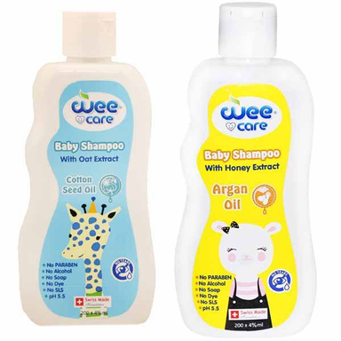 شامپو بچه وی کر (Wee Care) مدل AP حجم 200 میلی لیتر مجموعه 2 عددی