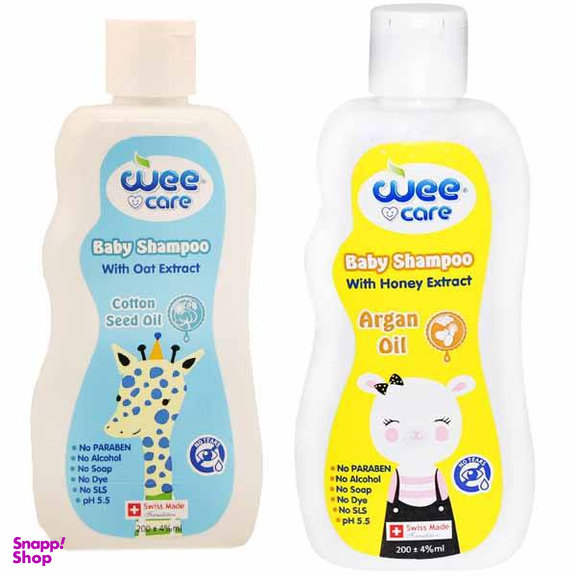 شامپو بچه وی کر (Wee Care) مدل AP حجم 200 میلی لیتر مجموعه 2 عددی