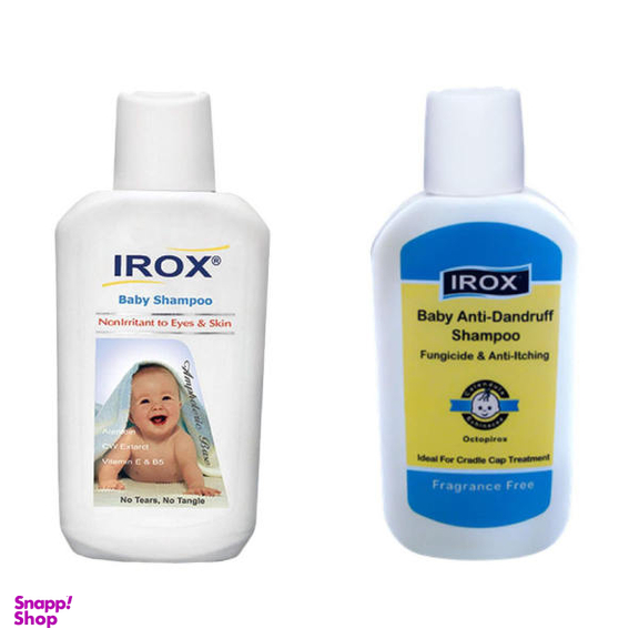 شامپو ضدشوره کودک ایروکس (irox)مدل Octopirox حجم 200 میلی لیتر به همراه شامپو سر کودک