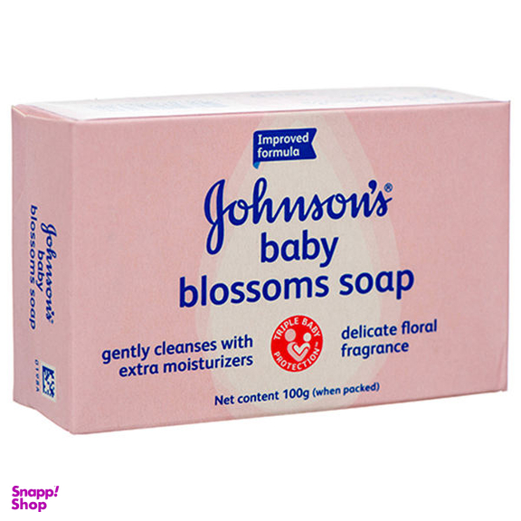 صابون کودک جانسون (Johnson) مدل Blossoms Soap حجم 100 گرم