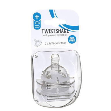 سر شیشه شیر تویست شیک (Twistshake) مدل 20229 بسته 2 عددی