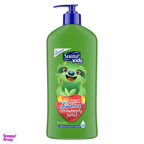 شامپو بچه سواو (Suave) مدل Strawberry حجم 523 میلی لیتر