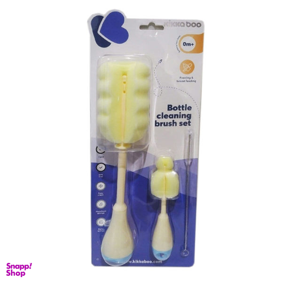 برس شیشه شوی کیکابو (Kikkaboo) مدل Cloud بسته 3 عددی