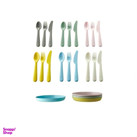 ظرف غذا 24 تکه کودک ایکیا (Ikea) مدل Kalas