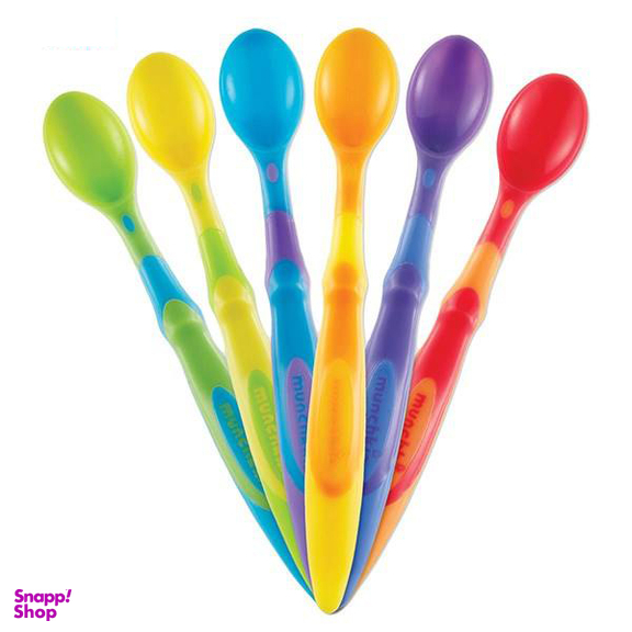 قاشق مانچکین (Munchkin) مدل Soft-Tip Infant بسته 6 عددی