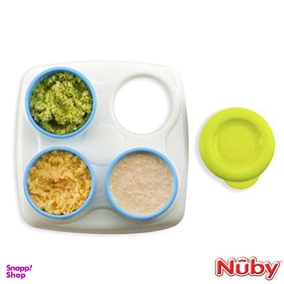 پیمانه ی غذای کودک نوبی (Nuby) مدل ID5439 بسته 4 عددی