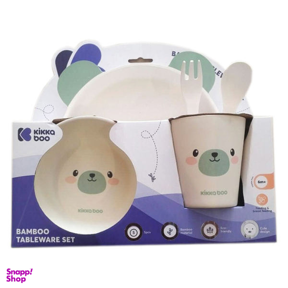 ظرف غذا 5 تکه کودک کیکابو (Kikkaboo) مدل Bamboo