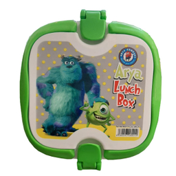 ظرف غذا 4 تکه آریا (Arya) کد 6021 طرح کارخانه هیولاها