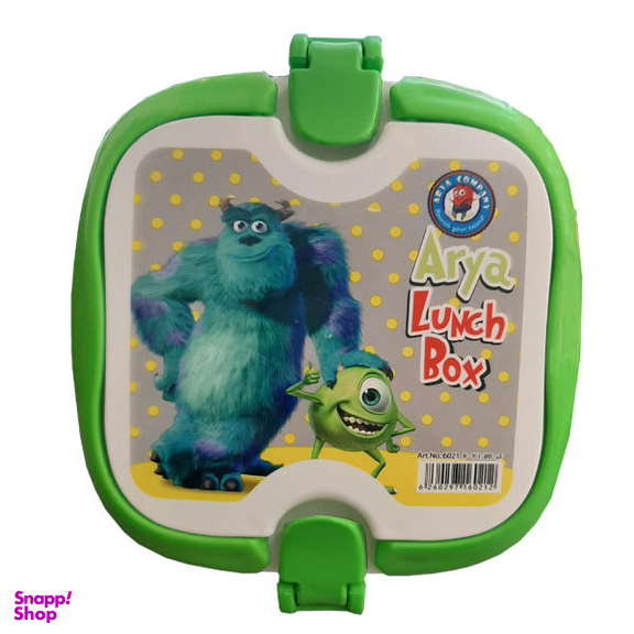 ظرف غذا 4 تکه آریا (Arya) کد 6021 طرح کارخانه هیولاها