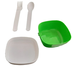 ظرف غذا 4 تکه آریا (Arya) کد 6021 طرح کارخانه هیولاها