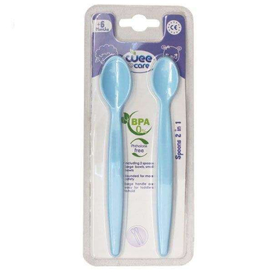 قاشق وی کر (Wee Care) کد 202 مجموعه 2 عددی